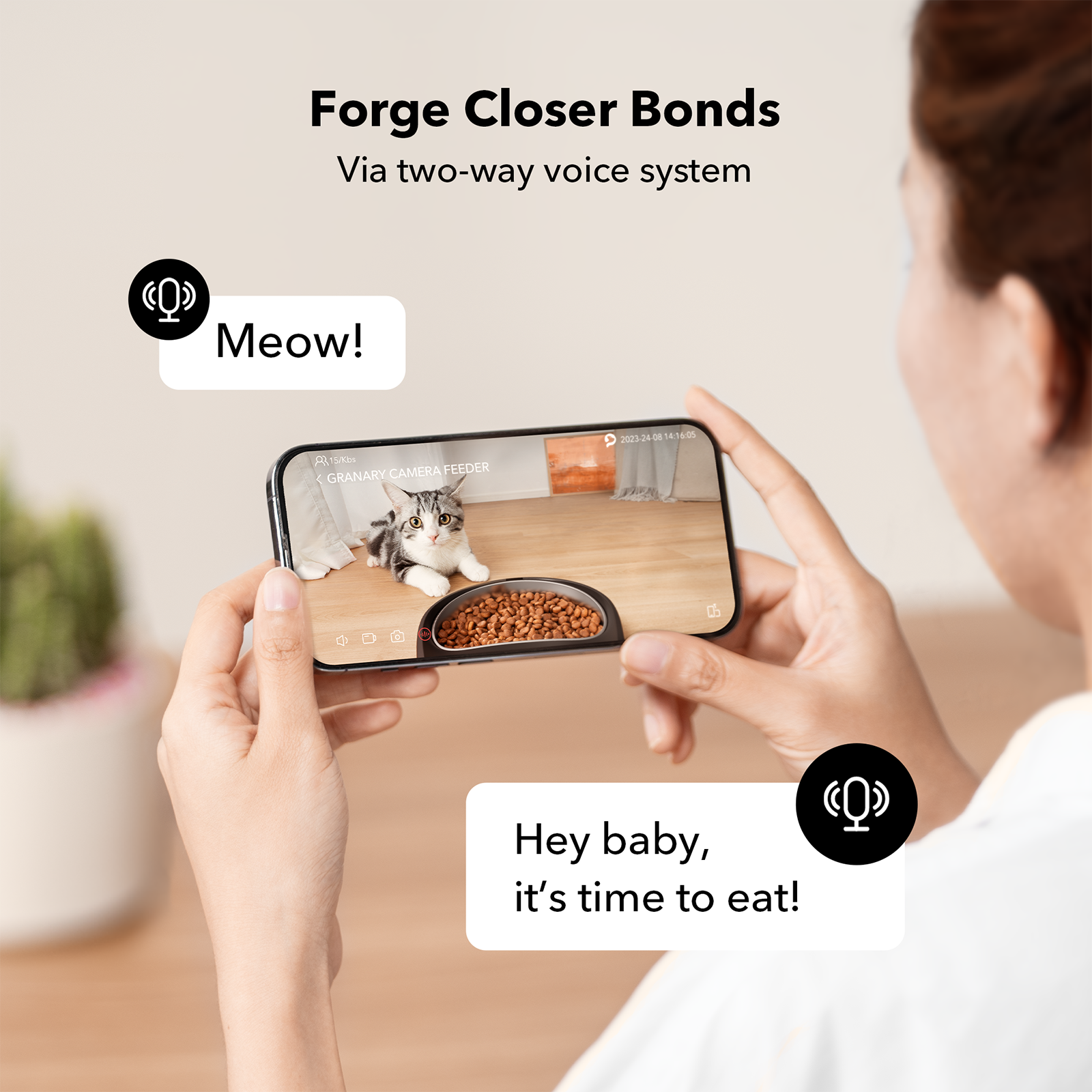 Granary Smart Camera Feeder for pet