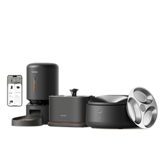 Polar Smart Wet Food Feeder & Granary Smart Camera Feeder & Dockstream 2 Smart Cordless Fountain
